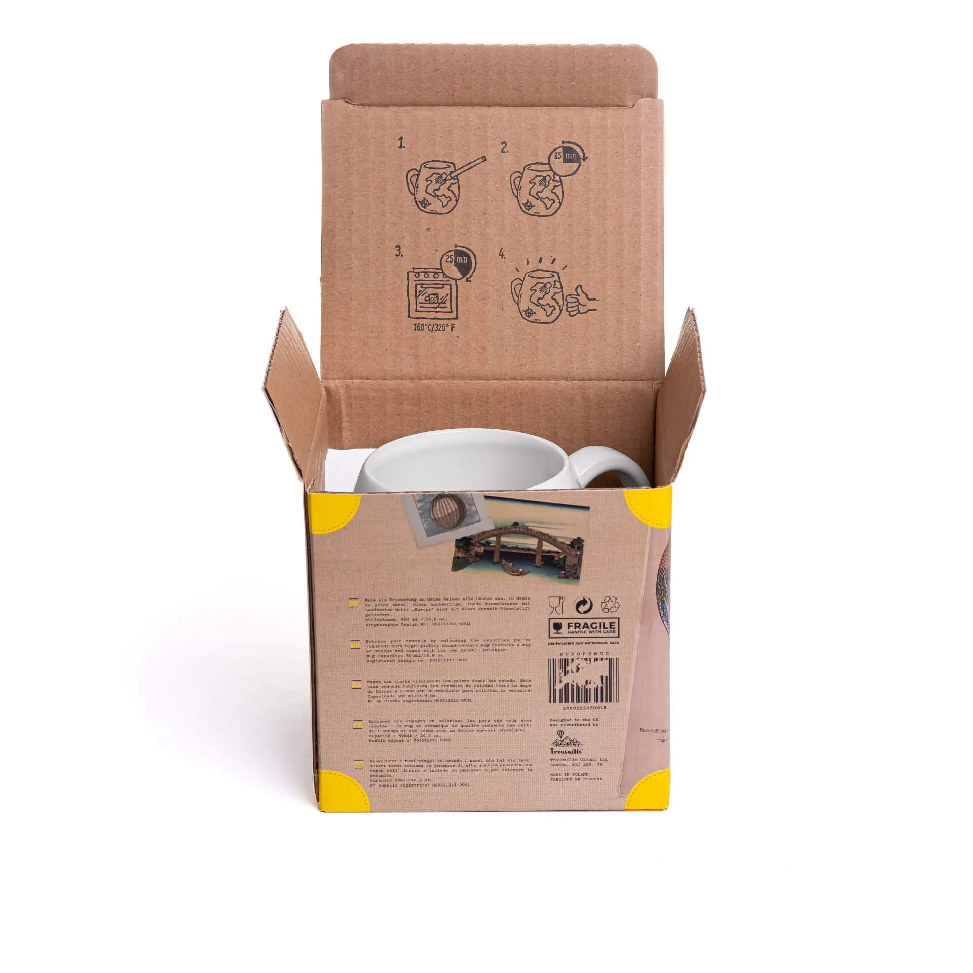 Europe Map Colour In Mug - Image 7