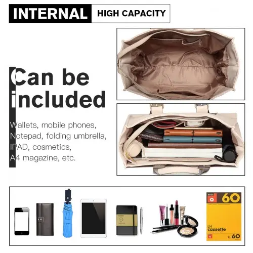 LH1924 - MISS LULU PLAID TARTAN STRAP SHOULDER BAG - PINK - Image 6