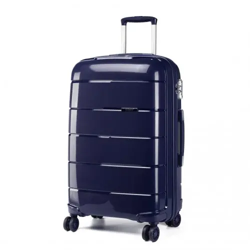 K1997L - KONO 24 INCH HARD SHELL PP SUITCASE - NAVY - Image 10