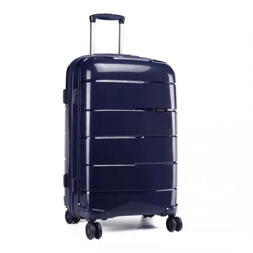 K1997L - KONO 24 INCH HARD SHELL PP SUITCASE - NAVY - Image 12