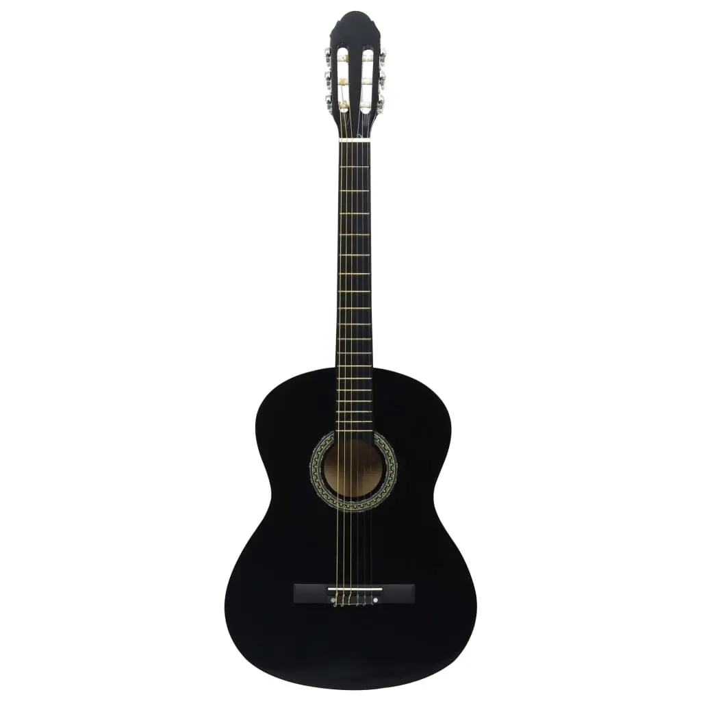 vidaXL Classical Guitar for Beginner with Bag Black 4/4 39" - Image 3