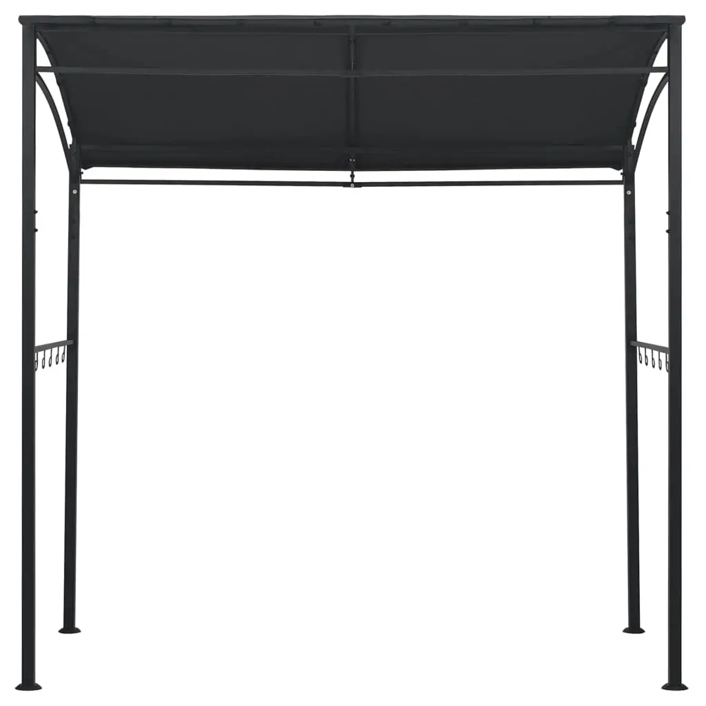 vidaXL BBQ Gazebo 215x150x220 cm Anthracite Steel - Image 4