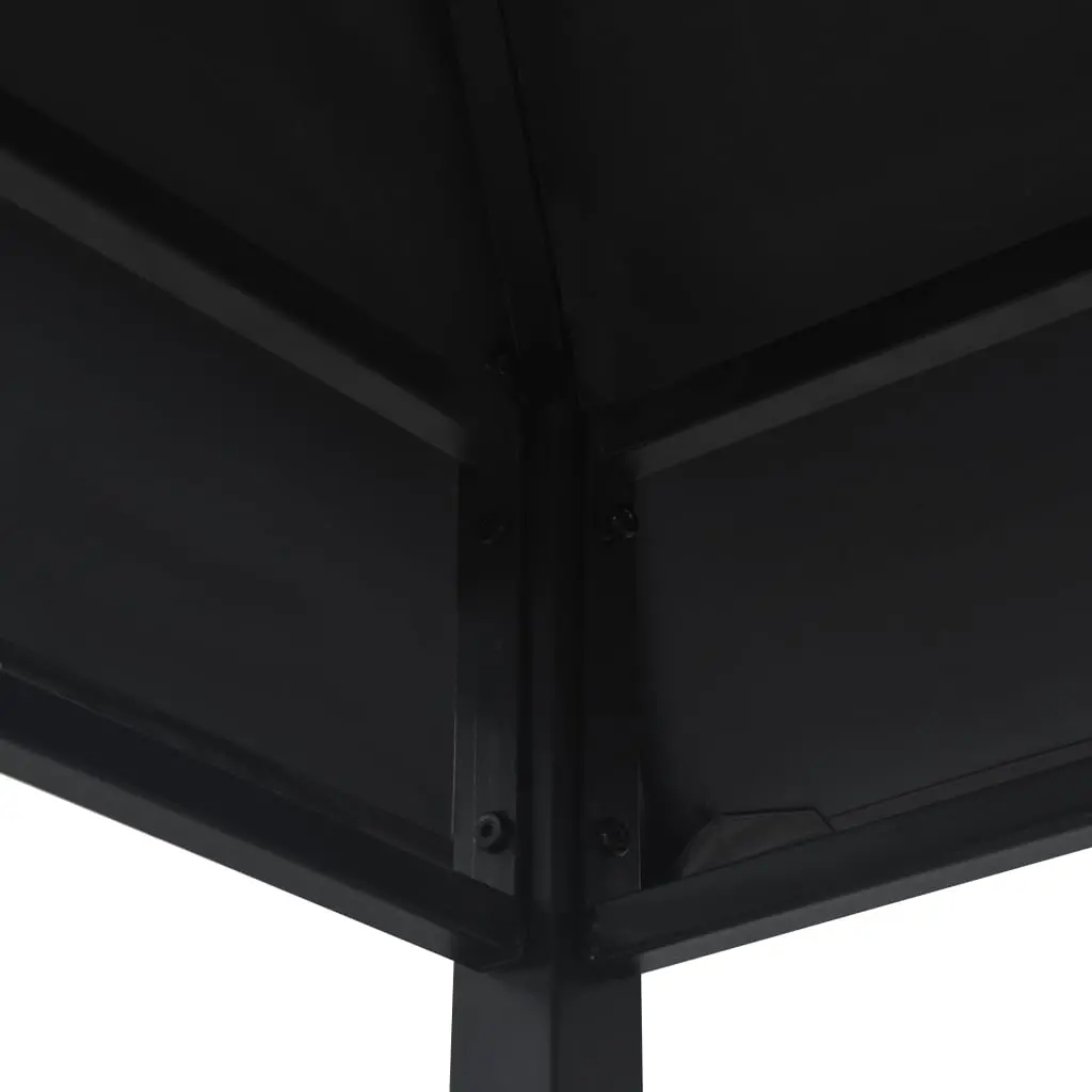 vidaXL BBQ Gazebo 240x150x255 cm Anthracite Steel - Image 5