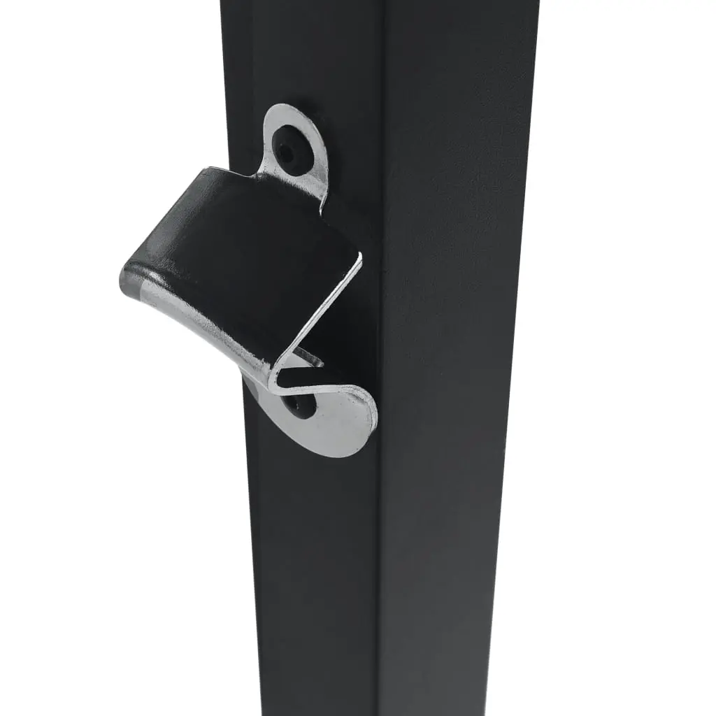 vidaXL BBQ Gazebo 240x150x255 cm Anthracite Steel - Image 6