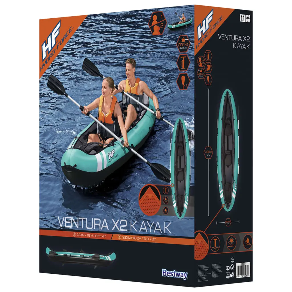 Bestway Hydro-Force Ventura X2 Kayak 330x86 cm - Image 10