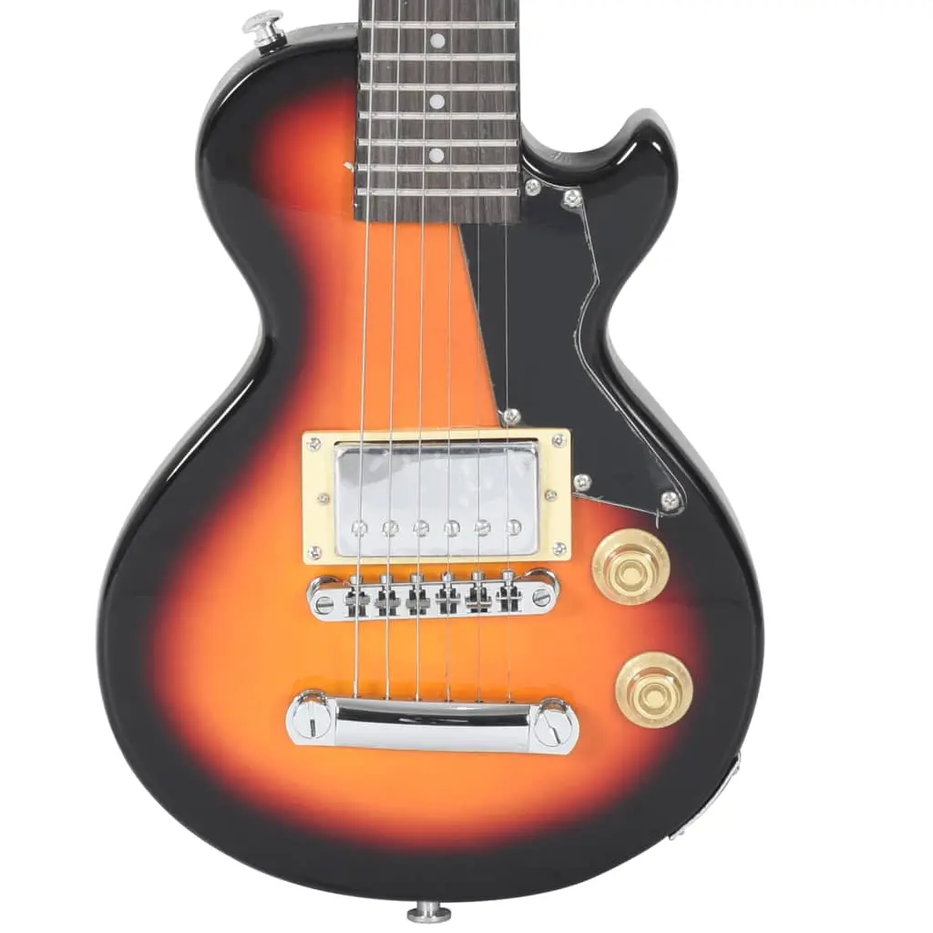 vidaXL Electric Guitar for Kids with Bag Brown and Black 3/4 30" - Image 6