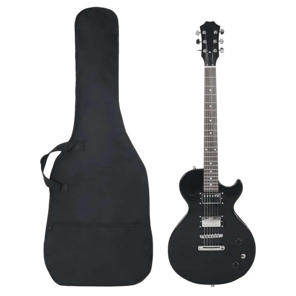 vidaXL Electric Guitar for Beginner with Bag Black 4/4 39"