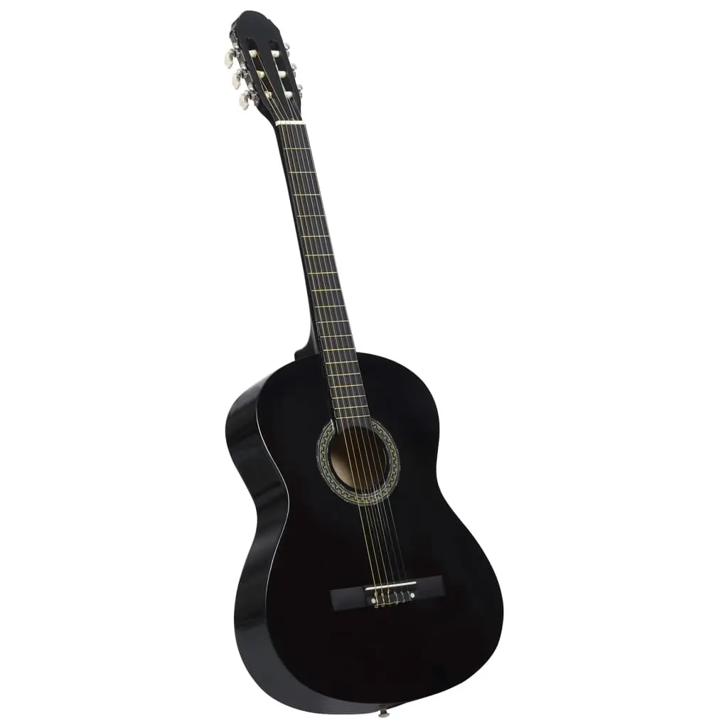 vidaXL Classical Guitar for Beginner with Bag Black 4/4 39" - Image 14