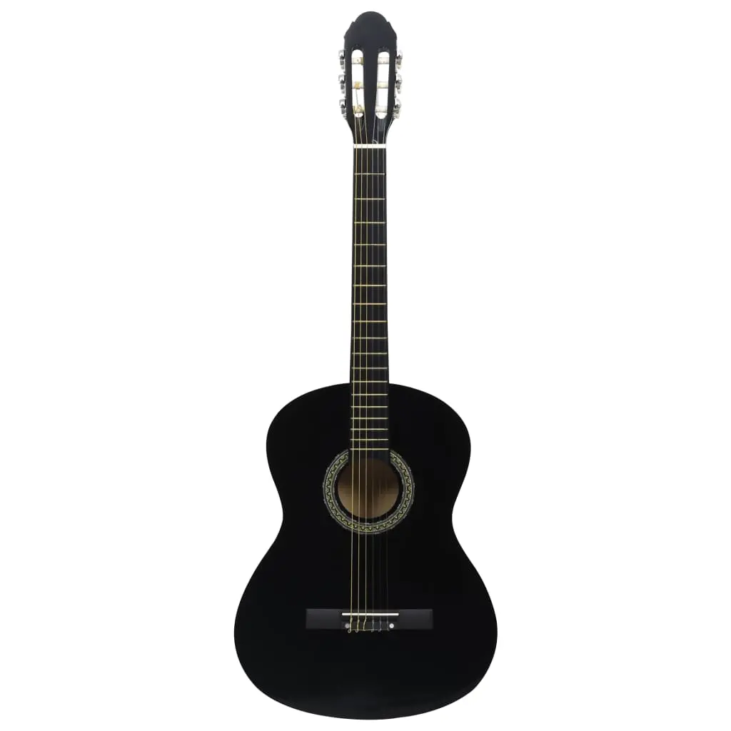 vidaXL Classical Guitar for Beginner with Bag Black 4/4 39" - Image 15