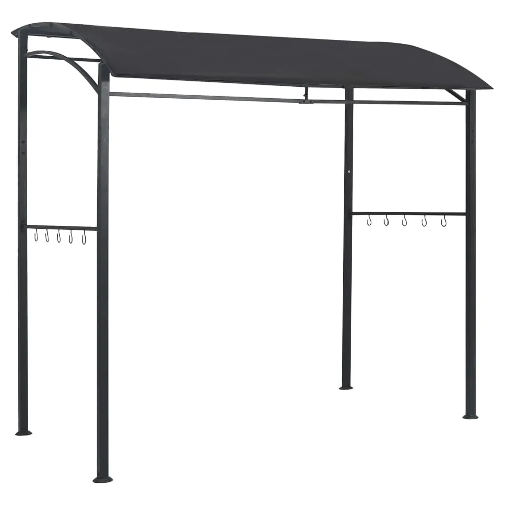 vidaXL BBQ Gazebo 215x150x220 cm Anthracite Steel - Image 10