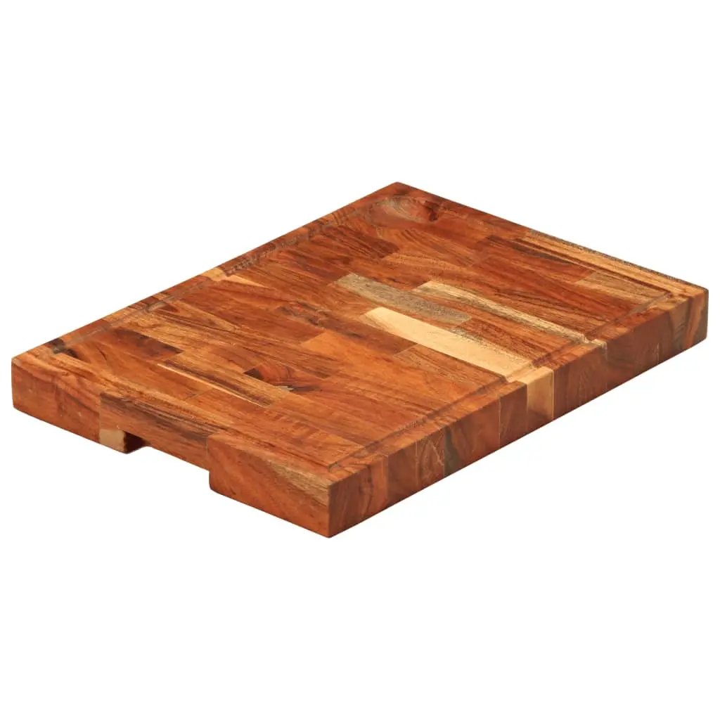 vidaXL Chopping Board 42x30x4 cm Solid Wood Acacia - Image 2