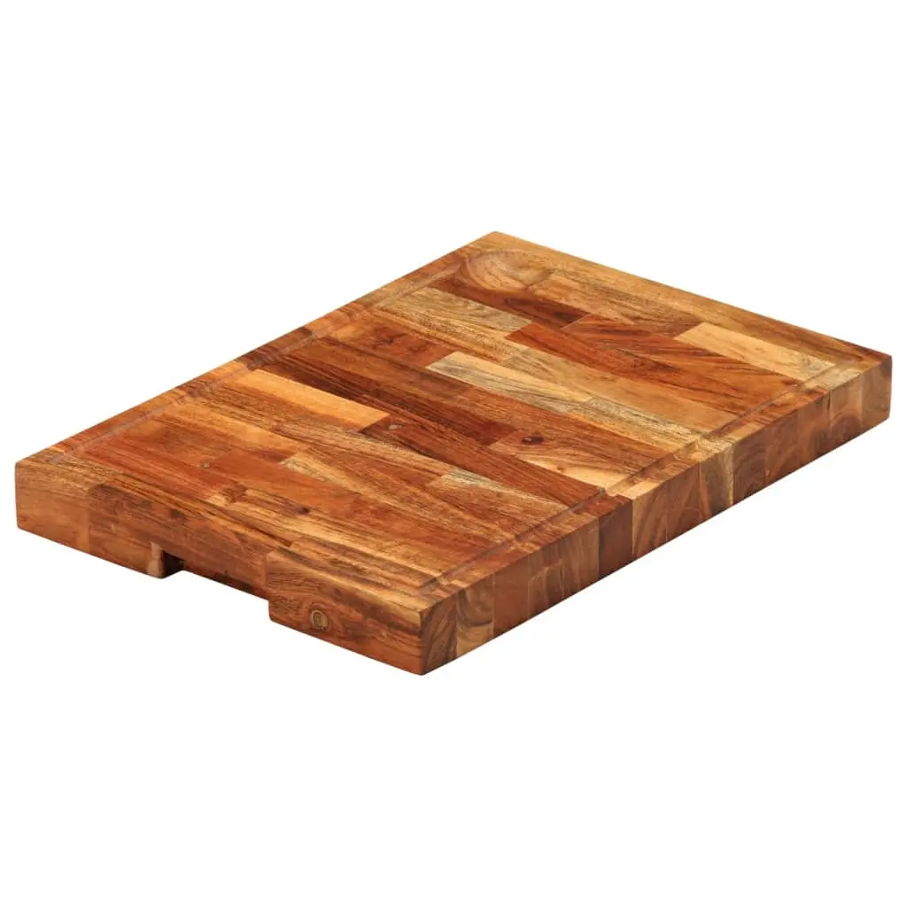 vidaXL Chopping Board 42x30x4 cm Solid Wood Acacia - Image 3