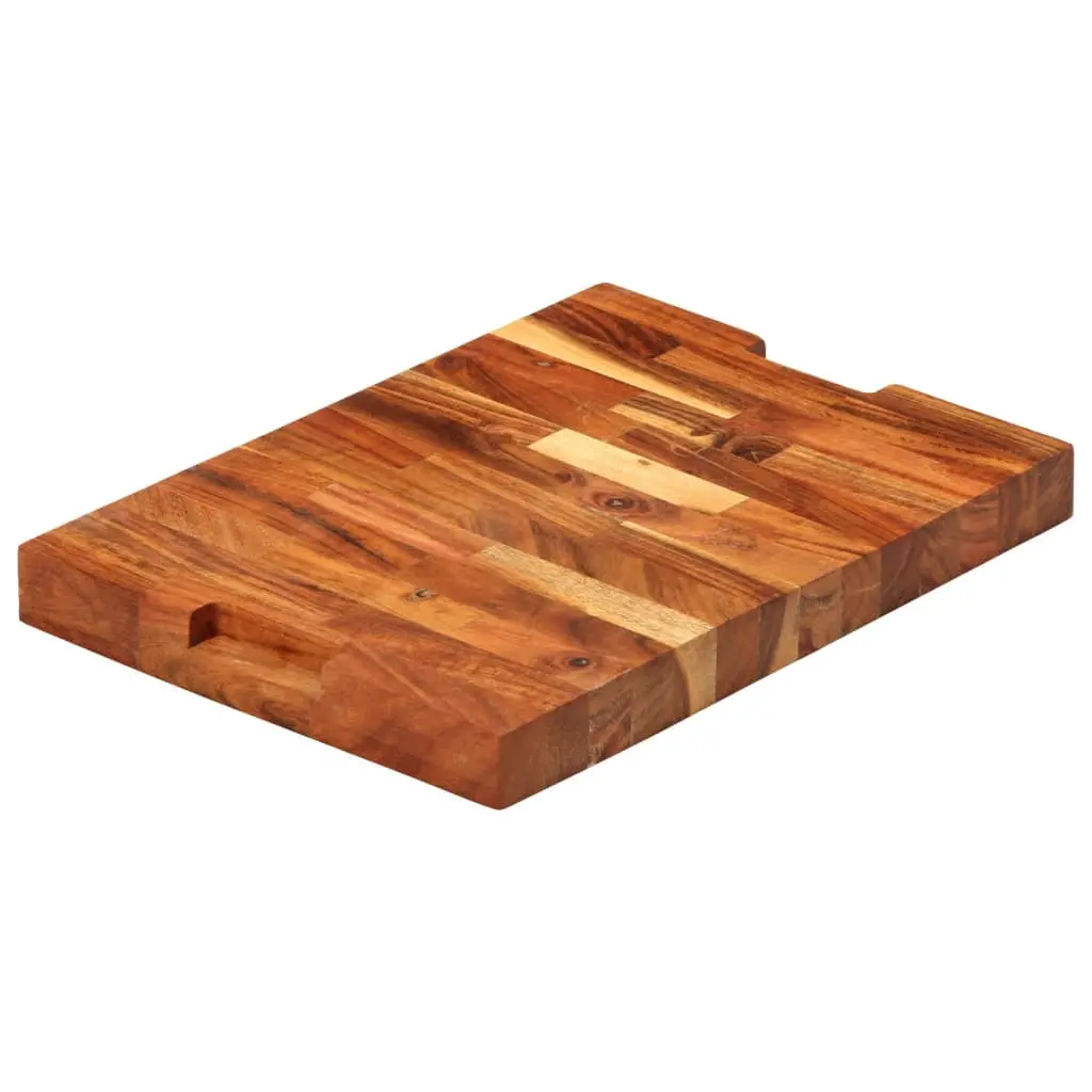 vidaXL Chopping Board 42x30x4 cm Solid Wood Acacia - Image 6