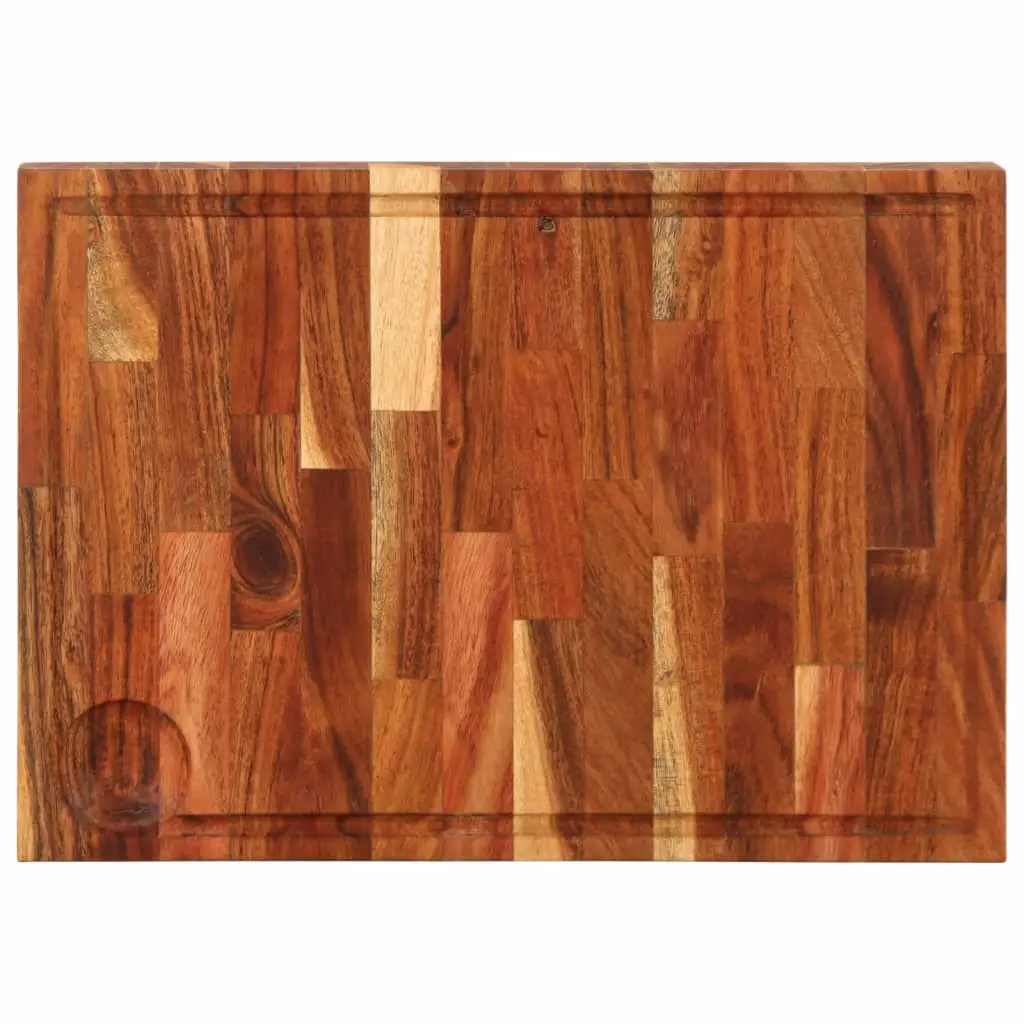 vidaXL Chopping Board 42x30x4 cm Solid Wood Acacia - Image 7