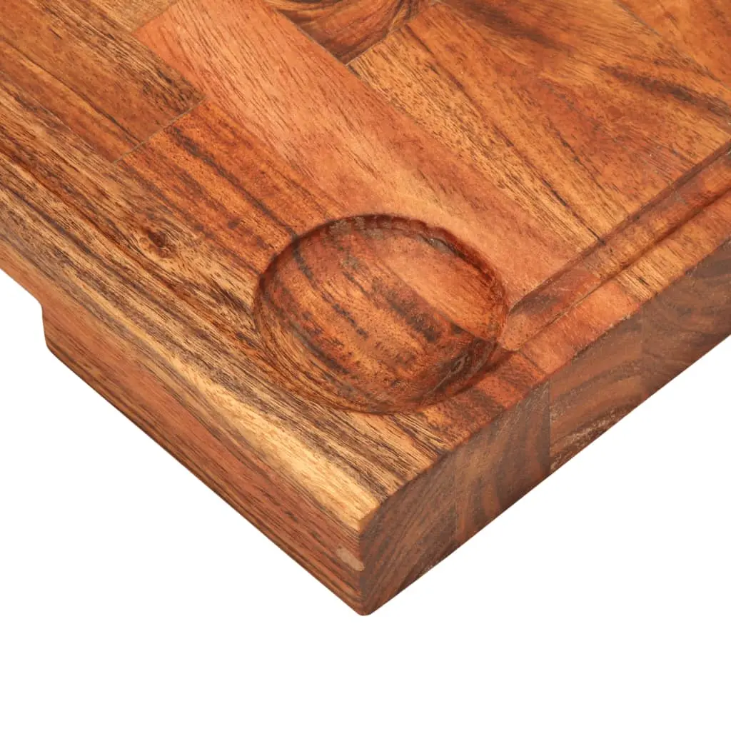 vidaXL Chopping Board 42x30x4 cm Solid Wood Acacia - Image 8