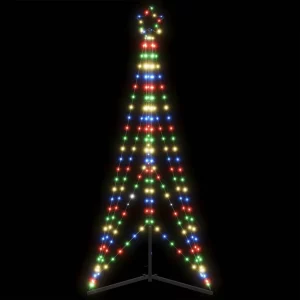 vidaXL LED Christmas Tree 363 LEDs Colorful 182 cm