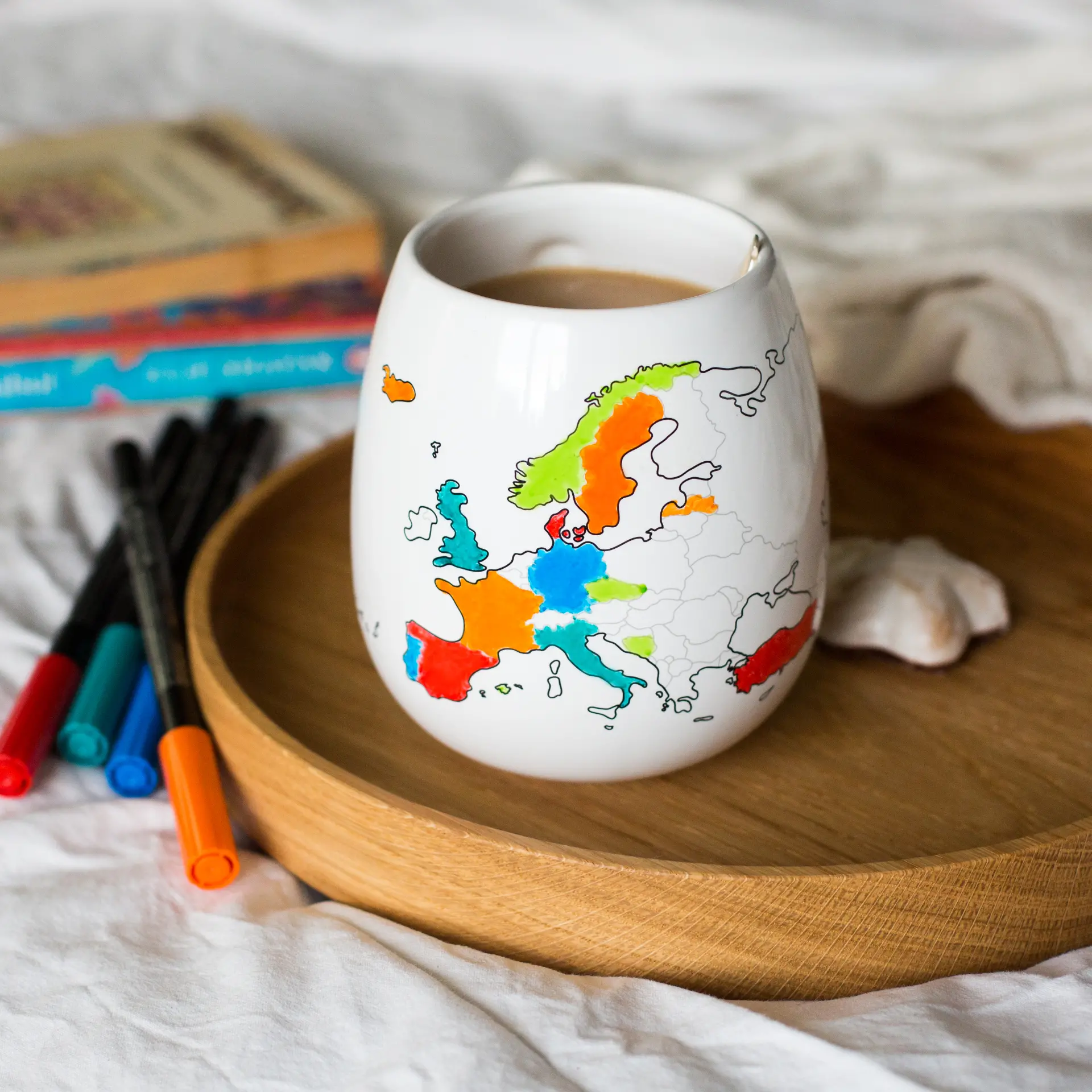Europe Map Colour In Mug - Image 5