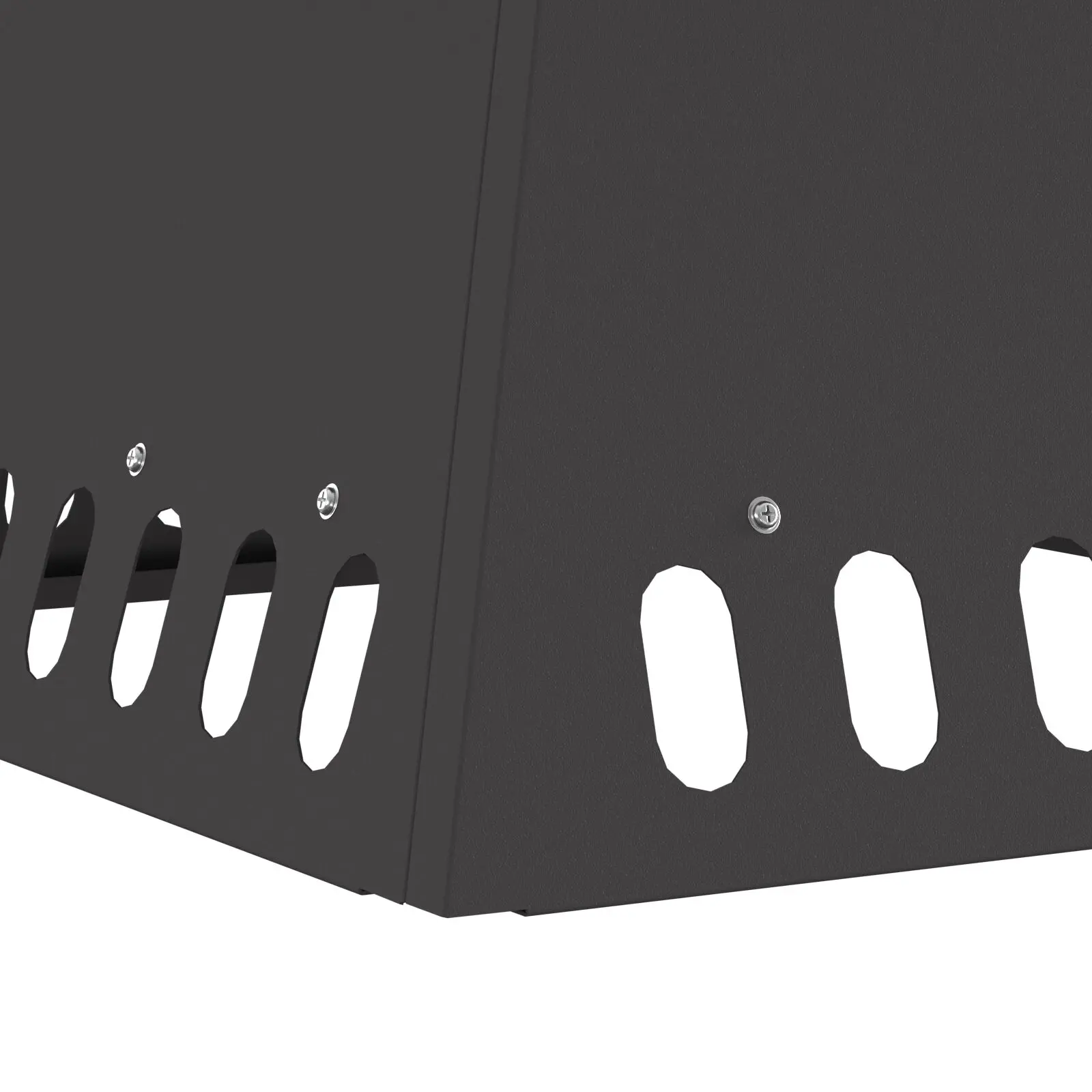 vidaXL Fire Pit Black 48x48x40 cm Steel - Image 6