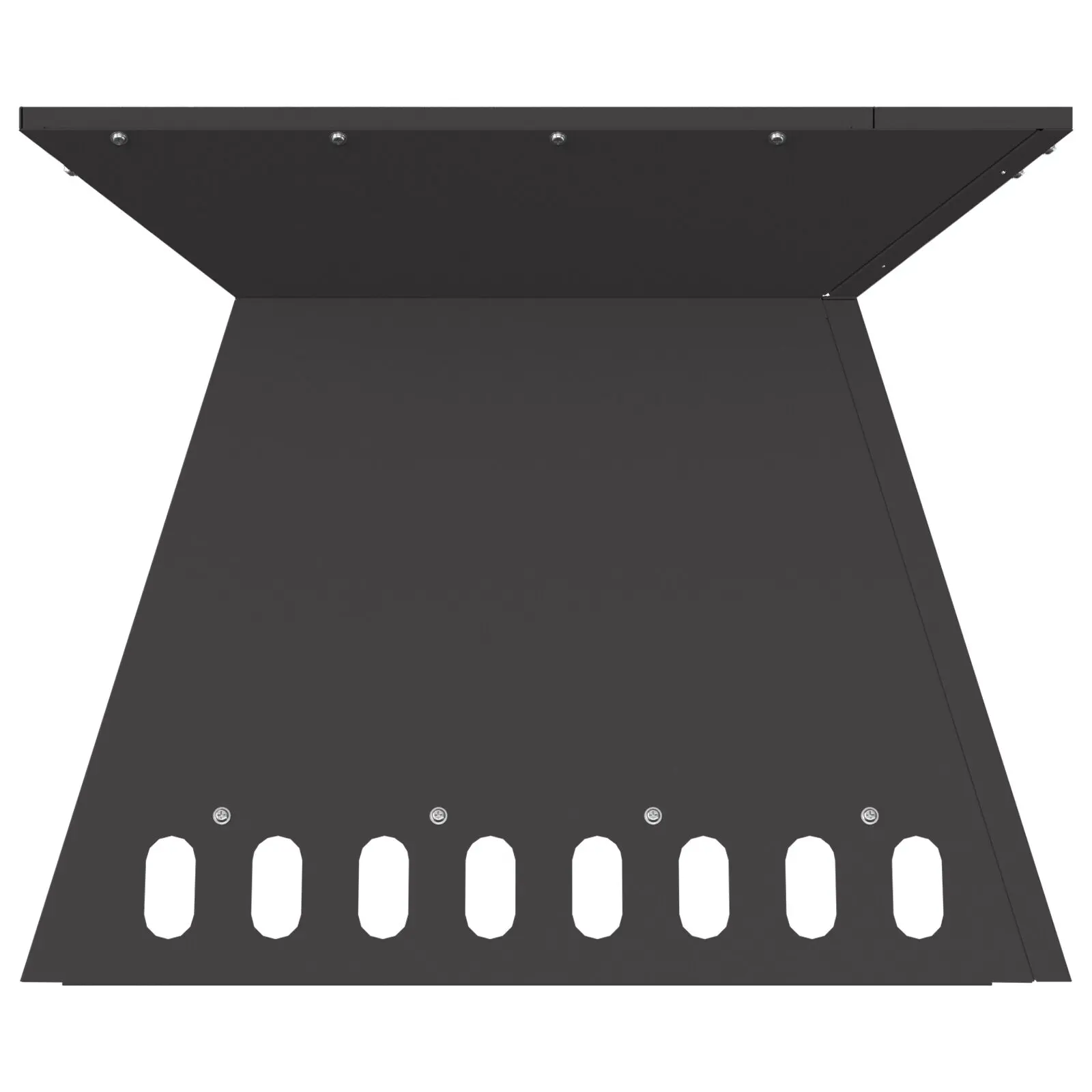 vidaXL Fire Pit Black 48x48x40 cm Steel - Image 8