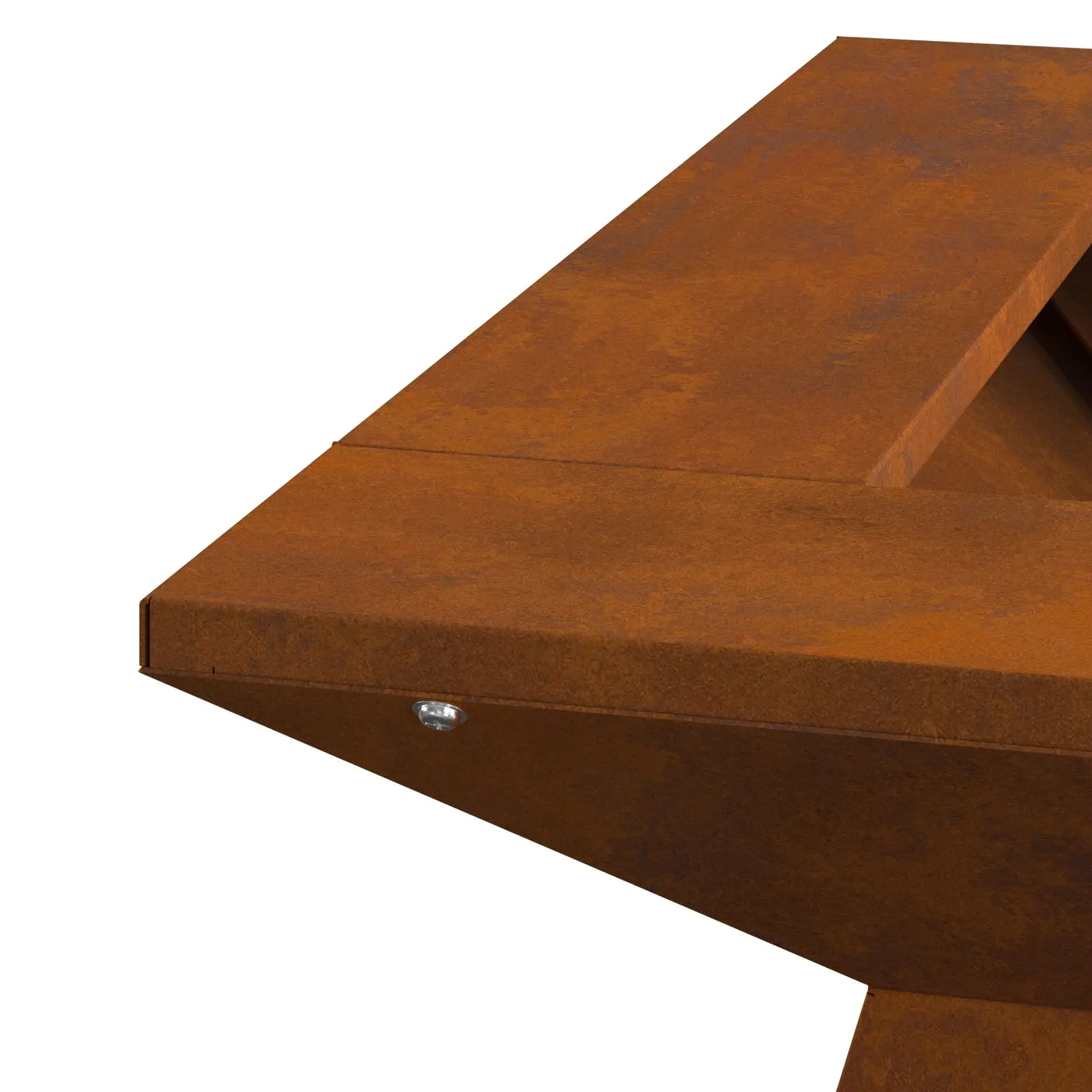 vidaXL Fire Pit 48x48x40 cm Weathering Steel - Image 6