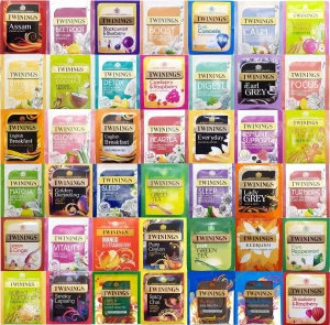 Twinings Individually Wrapped Enveloped Tagged Tea Bags Mixed Selections