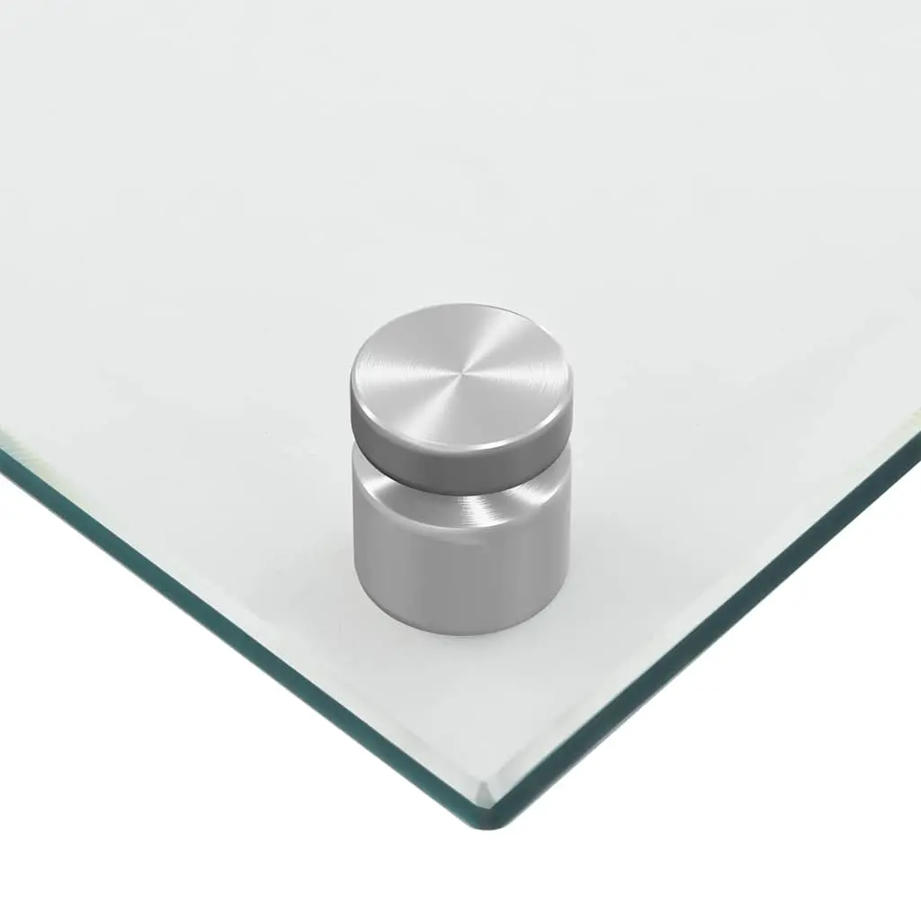 vidaXL Kitchen Backsplash Transparent 90 x 50 cm Tempered Glass - Image 9